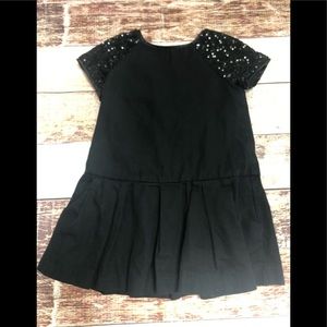 Gap girls dress with sequin‎ sleeves size xs